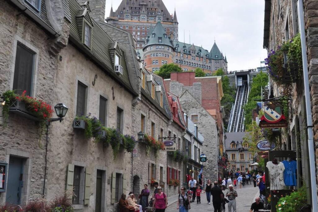 Lit King - 1Ch Bien Situe Pour Decouvrir Quebec Quebeque Exterior foto