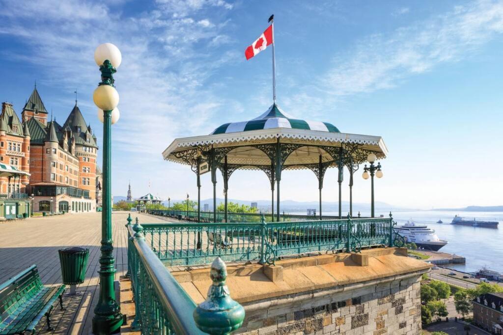 Lit King - 1Ch Bien Situe Pour Decouvrir Quebec Quebeque Exterior foto